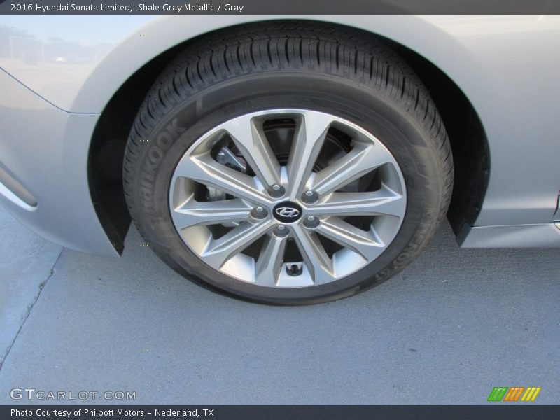Shale Gray Metallic / Gray 2016 Hyundai Sonata Limited