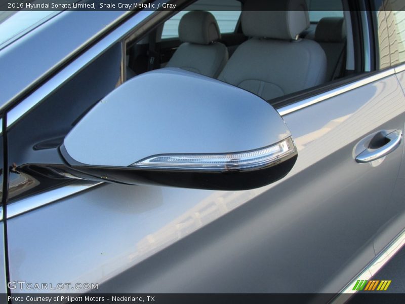 Shale Gray Metallic / Gray 2016 Hyundai Sonata Limited