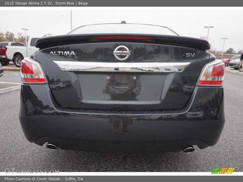 Storm Blue / Beige 2015 Nissan Altima 2.5 SV