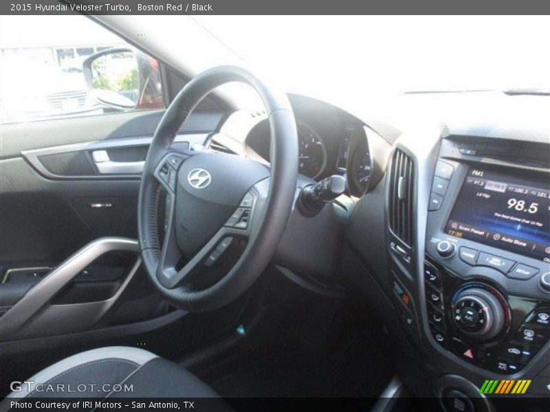 Boston Red / Black 2015 Hyundai Veloster Turbo