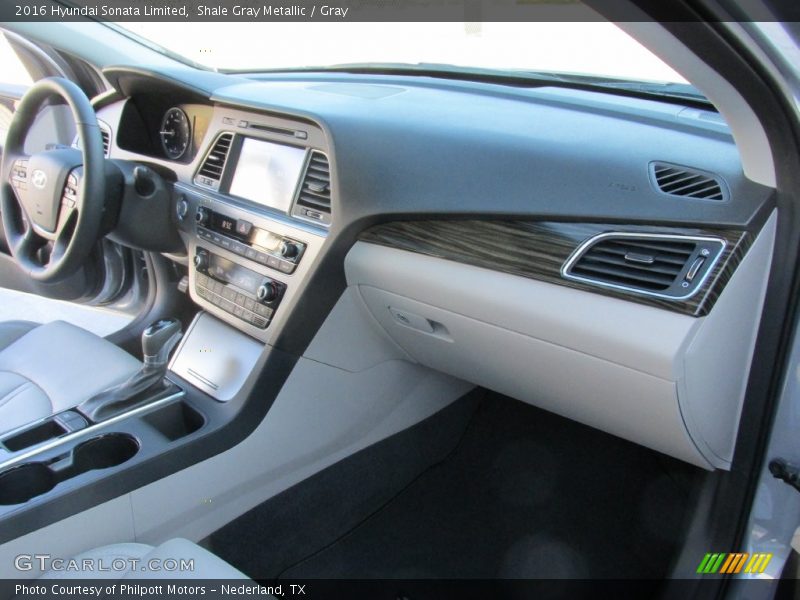 Shale Gray Metallic / Gray 2016 Hyundai Sonata Limited