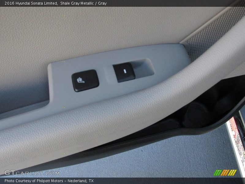 Shale Gray Metallic / Gray 2016 Hyundai Sonata Limited