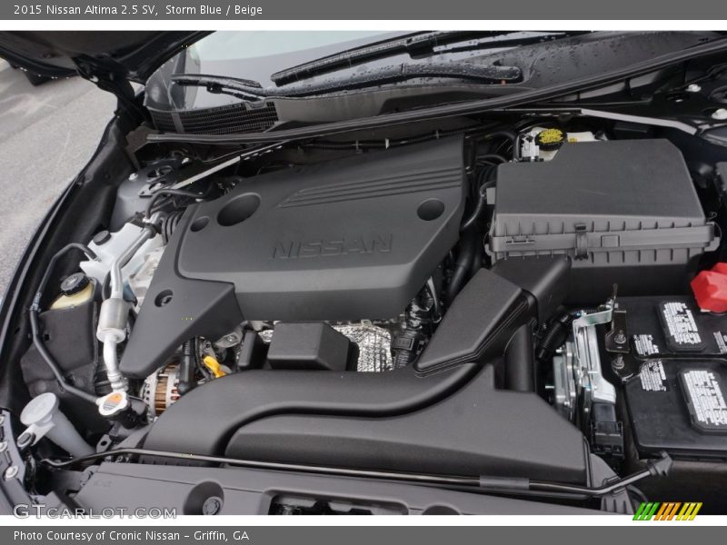 Storm Blue / Beige 2015 Nissan Altima 2.5 SV