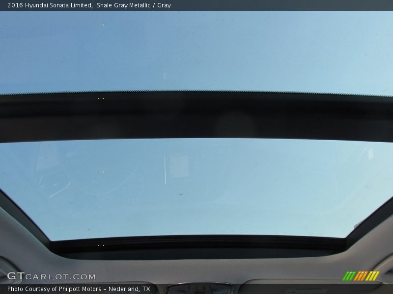 Shale Gray Metallic / Gray 2016 Hyundai Sonata Limited