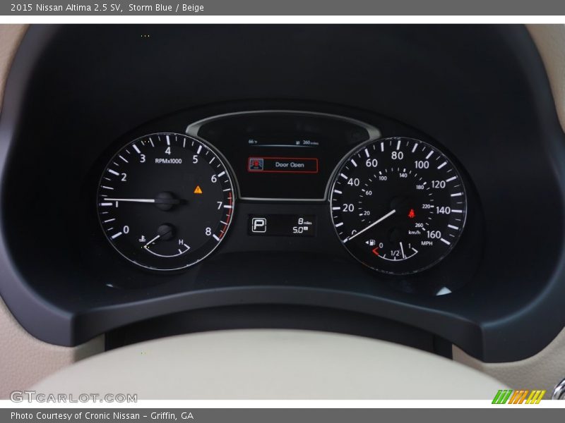 Storm Blue / Beige 2015 Nissan Altima 2.5 SV