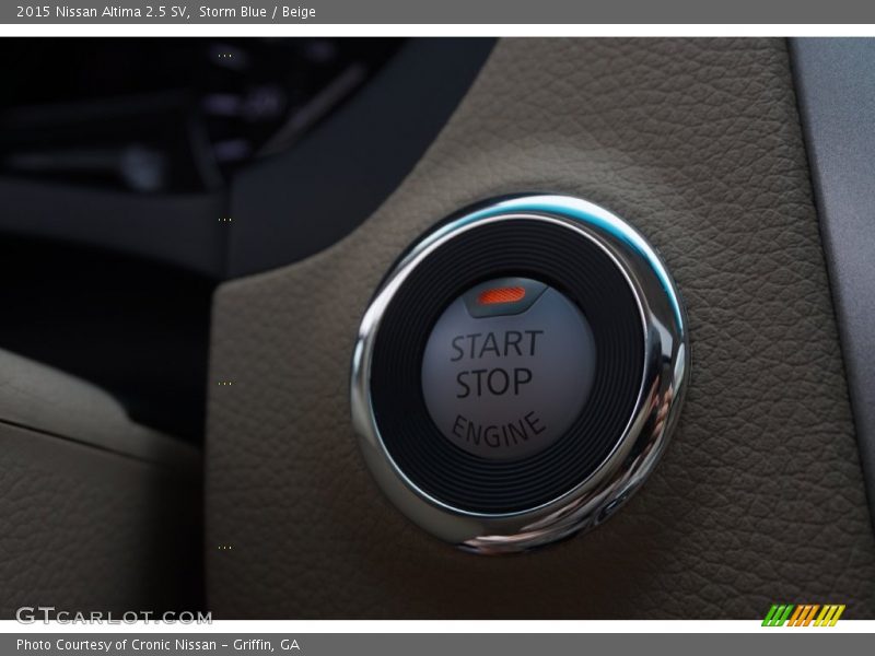 Storm Blue / Beige 2015 Nissan Altima 2.5 SV