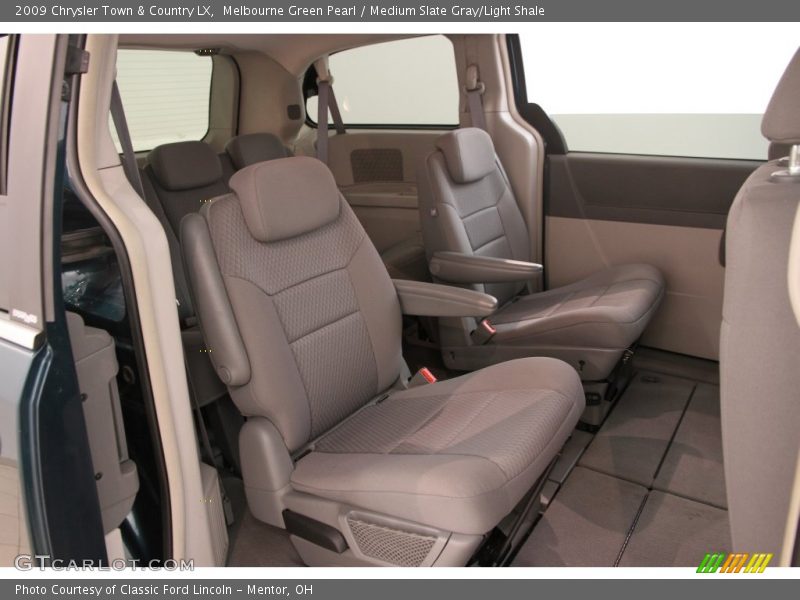 Melbourne Green Pearl / Medium Slate Gray/Light Shale 2009 Chrysler Town & Country LX