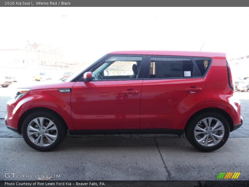 Inferno Red / Black 2016 Kia Soul !