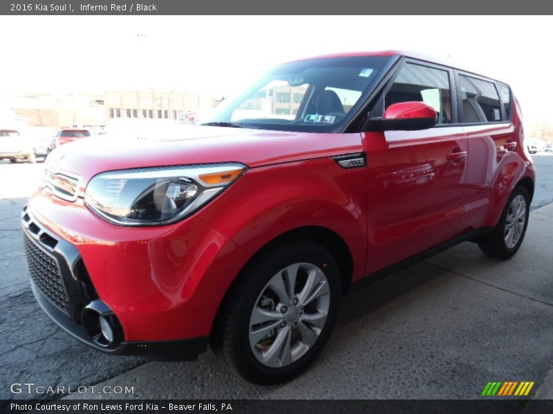 Inferno Red / Black 2016 Kia Soul !