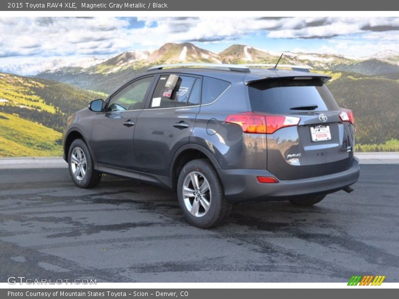 Magnetic Gray Metallic / Black 2015 Toyota RAV4 XLE