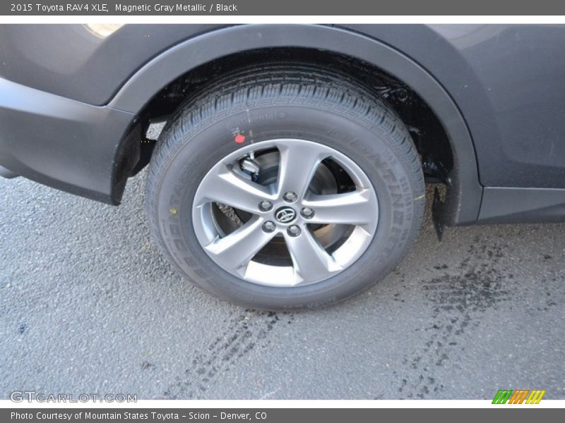 Magnetic Gray Metallic / Black 2015 Toyota RAV4 XLE