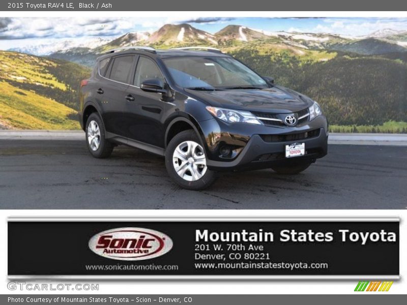 Black / Ash 2015 Toyota RAV4 LE