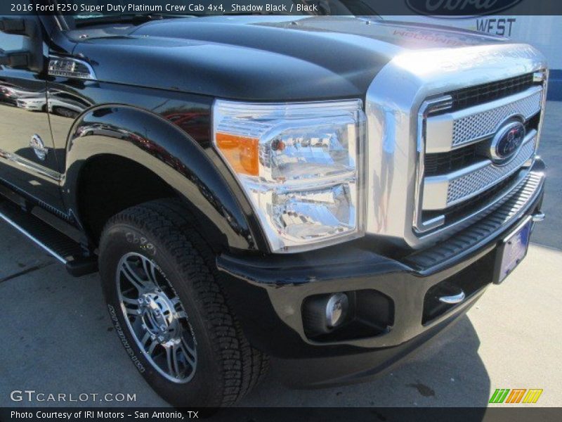Shadow Black / Black 2016 Ford F250 Super Duty Platinum Crew Cab 4x4