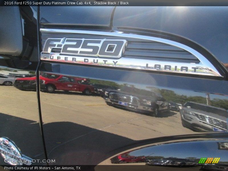 Shadow Black / Black 2016 Ford F250 Super Duty Platinum Crew Cab 4x4