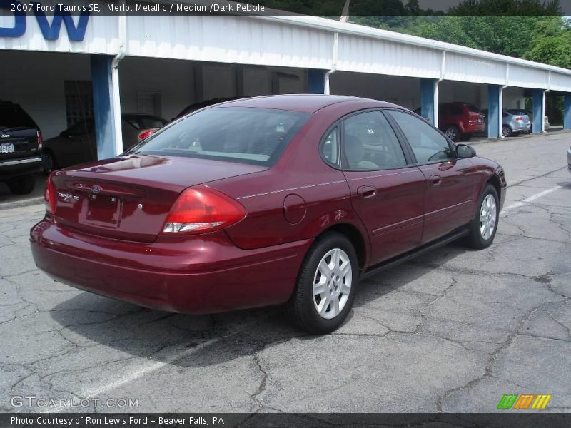Merlot Metallic / Medium/Dark Pebble 2007 Ford Taurus SE