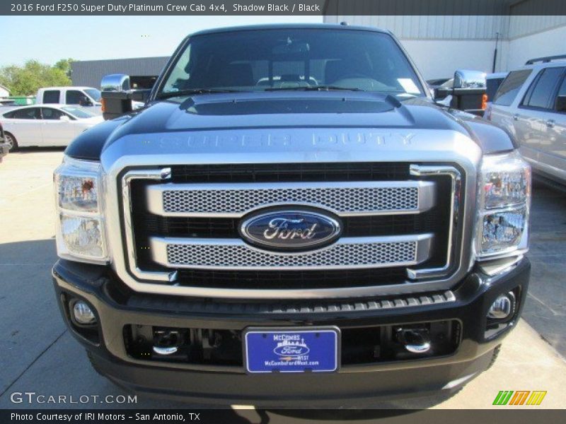 Shadow Black / Black 2016 Ford F250 Super Duty Platinum Crew Cab 4x4