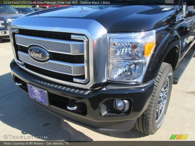 Shadow Black / Black 2016 Ford F250 Super Duty Platinum Crew Cab 4x4