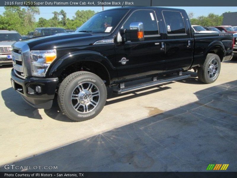 Shadow Black / Black 2016 Ford F250 Super Duty Platinum Crew Cab 4x4