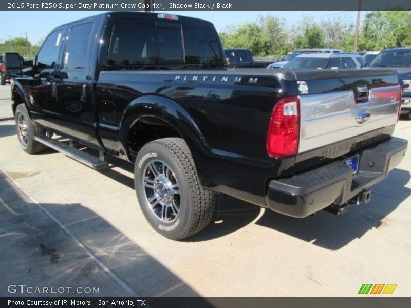 Shadow Black / Black 2016 Ford F250 Super Duty Platinum Crew Cab 4x4