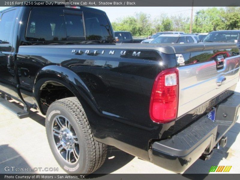 Shadow Black / Black 2016 Ford F250 Super Duty Platinum Crew Cab 4x4