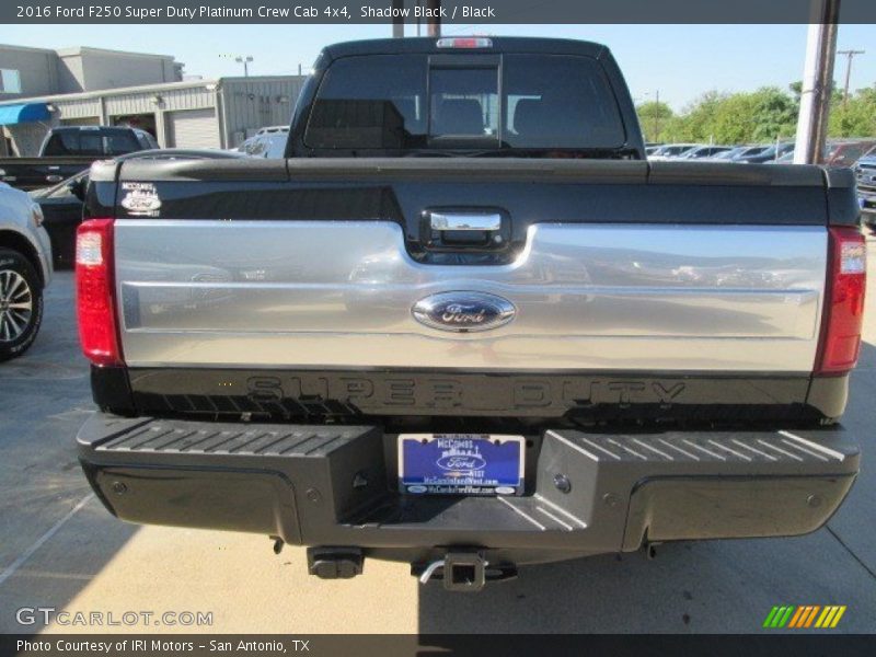 Shadow Black / Black 2016 Ford F250 Super Duty Platinum Crew Cab 4x4