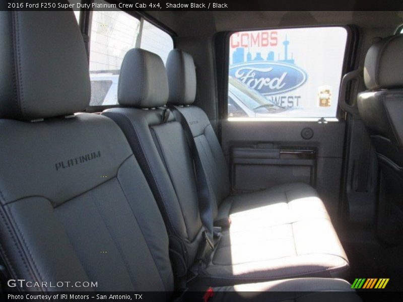 Shadow Black / Black 2016 Ford F250 Super Duty Platinum Crew Cab 4x4