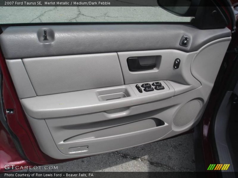 Merlot Metallic / Medium/Dark Pebble 2007 Ford Taurus SE