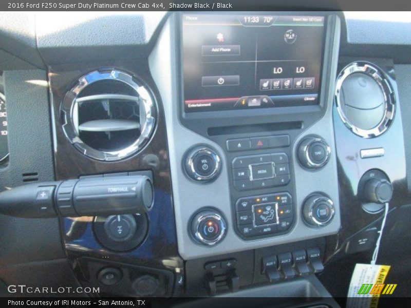 Shadow Black / Black 2016 Ford F250 Super Duty Platinum Crew Cab 4x4