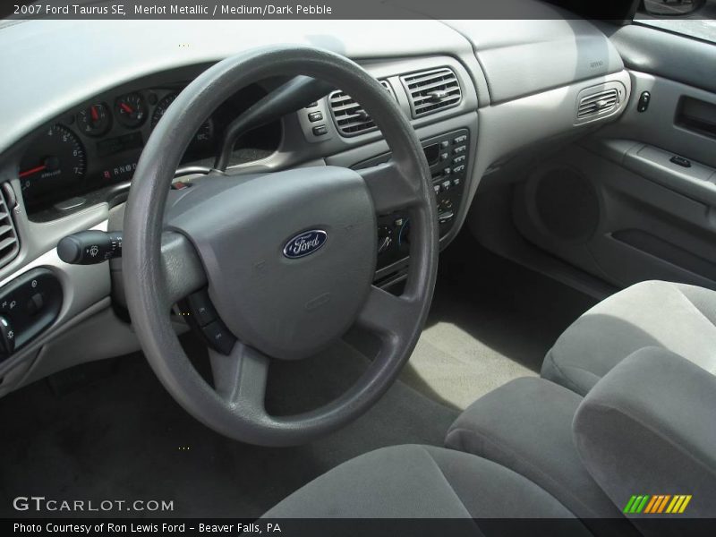 Merlot Metallic / Medium/Dark Pebble 2007 Ford Taurus SE