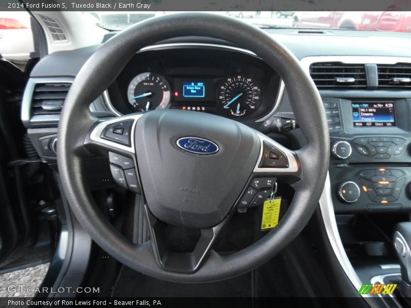 Tuxedo Black / Earth Gray 2014 Ford Fusion S