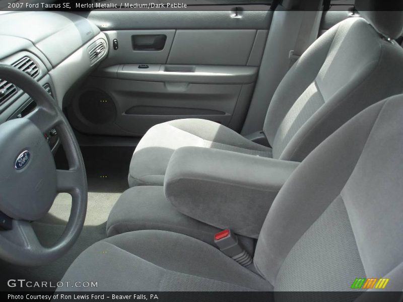 Merlot Metallic / Medium/Dark Pebble 2007 Ford Taurus SE