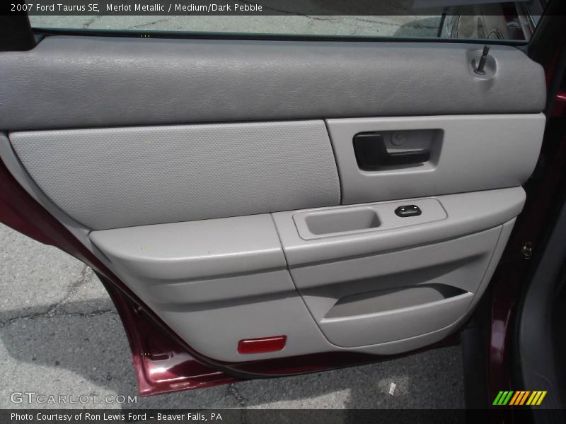Merlot Metallic / Medium/Dark Pebble 2007 Ford Taurus SE