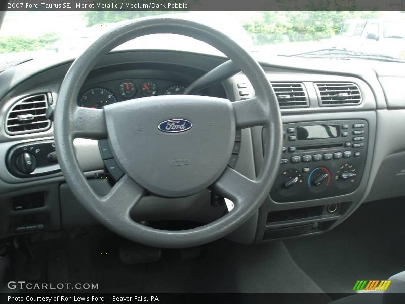 Merlot Metallic / Medium/Dark Pebble 2007 Ford Taurus SE
