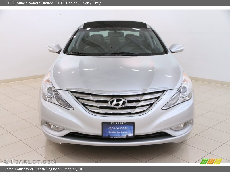 Radiant Silver / Gray 2013 Hyundai Sonata Limited 2.0T