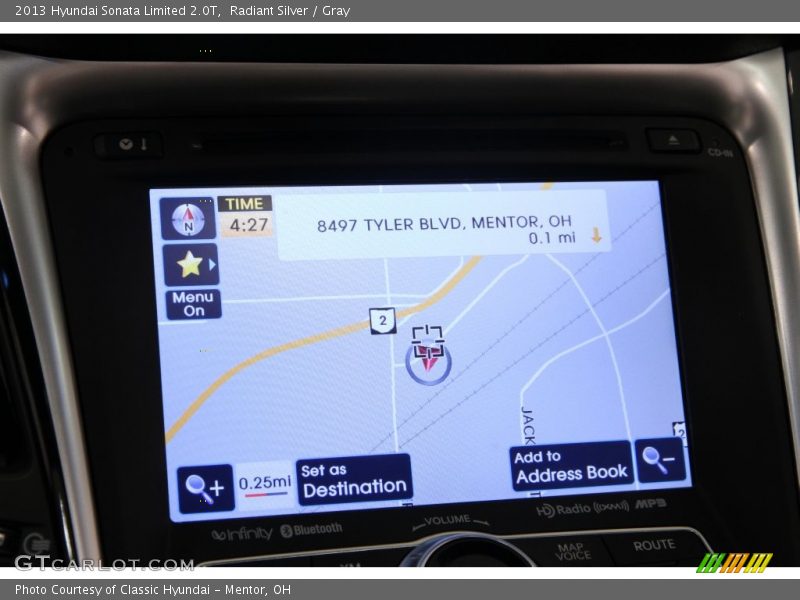 Radiant Silver / Gray 2013 Hyundai Sonata Limited 2.0T