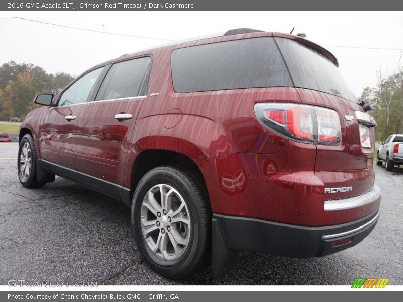 Crimson Red Tintcoat / Dark Cashmere 2016 GMC Acadia SLT