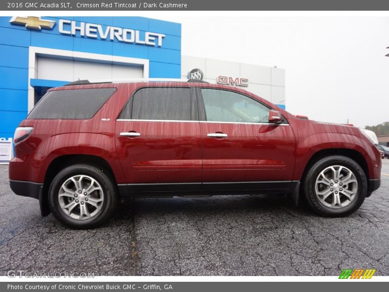 Crimson Red Tintcoat / Dark Cashmere 2016 GMC Acadia SLT