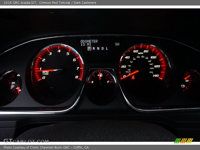 Crimson Red Tintcoat / Dark Cashmere 2016 GMC Acadia SLT