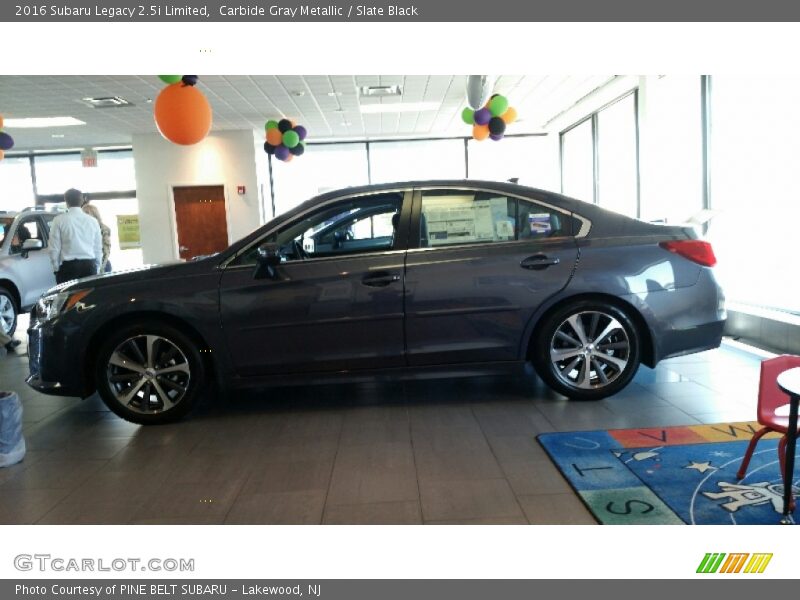 Carbide Gray Metallic / Slate Black 2016 Subaru Legacy 2.5i Limited