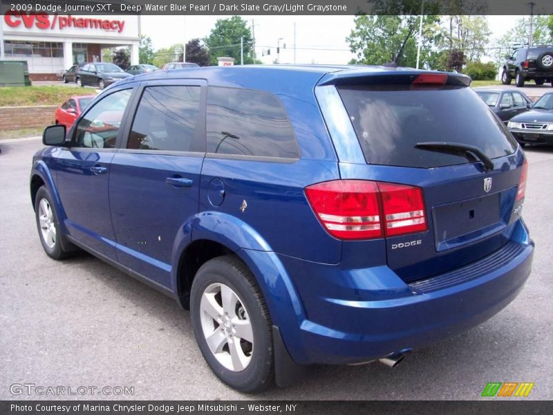 Deep Water Blue Pearl / Dark Slate Gray/Light Graystone 2009 Dodge Journey SXT