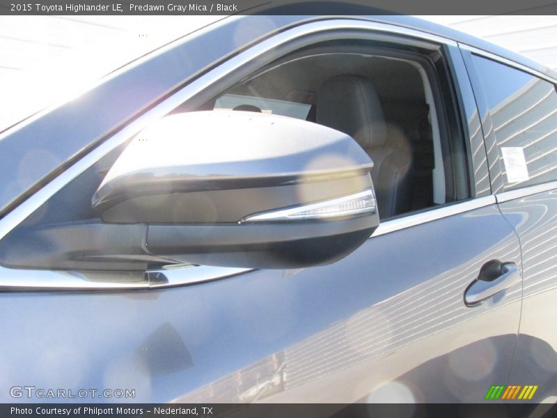 Predawn Gray Mica / Black 2015 Toyota Highlander LE