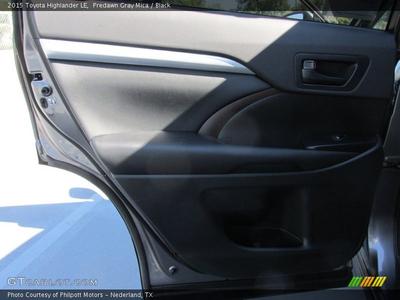 Predawn Gray Mica / Black 2015 Toyota Highlander LE
