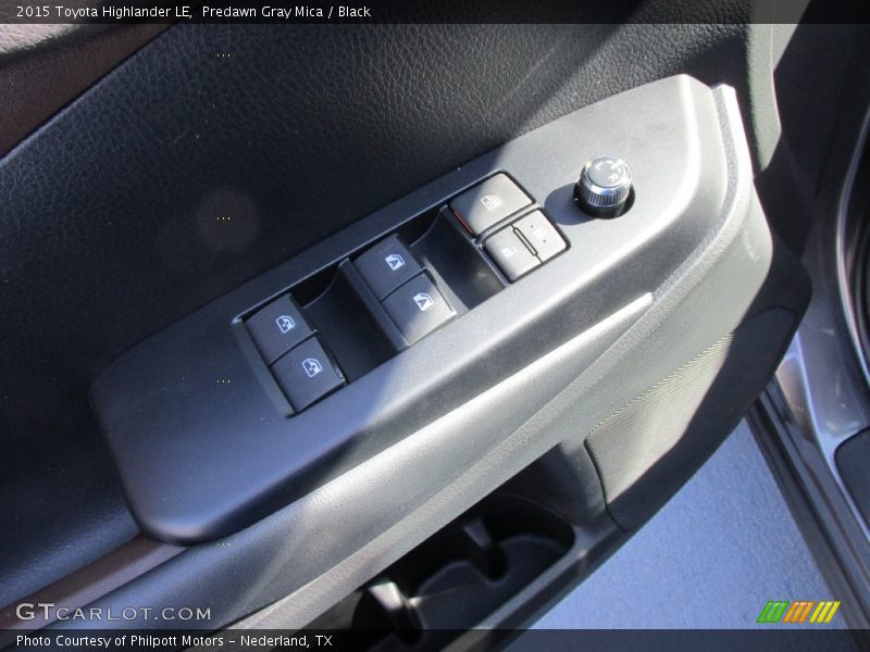 Predawn Gray Mica / Black 2015 Toyota Highlander LE