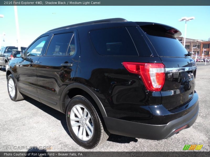 Shadow Black / Medium Light Camel 2016 Ford Explorer 4WD