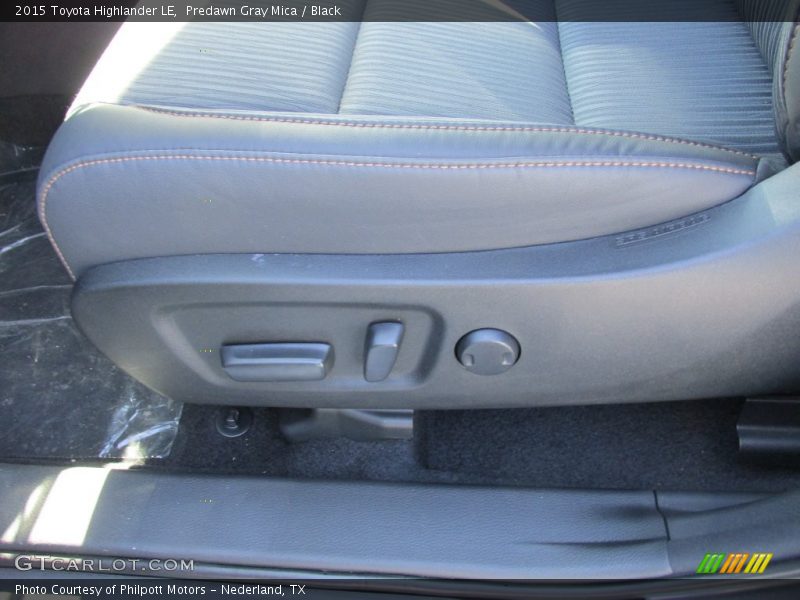 Predawn Gray Mica / Black 2015 Toyota Highlander LE