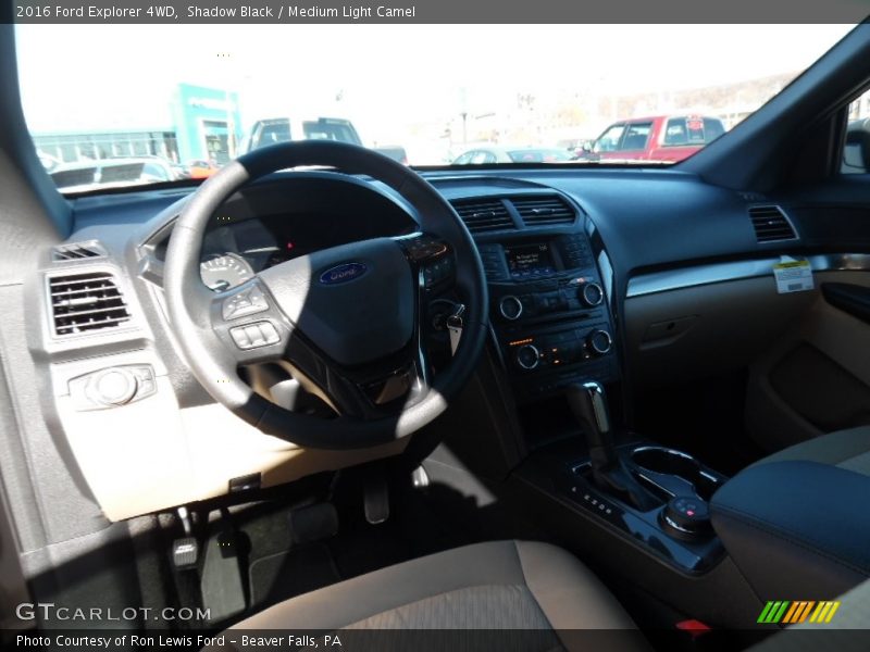 Shadow Black / Medium Light Camel 2016 Ford Explorer 4WD