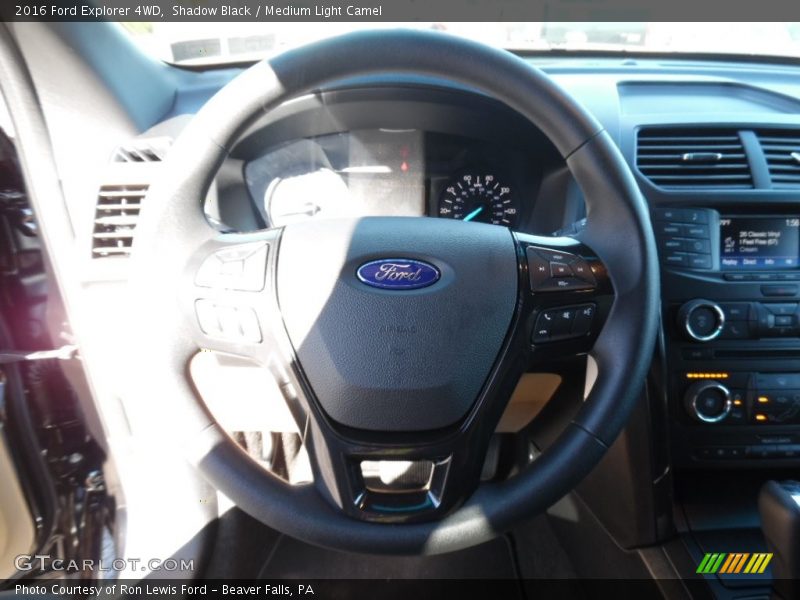 Shadow Black / Medium Light Camel 2016 Ford Explorer 4WD