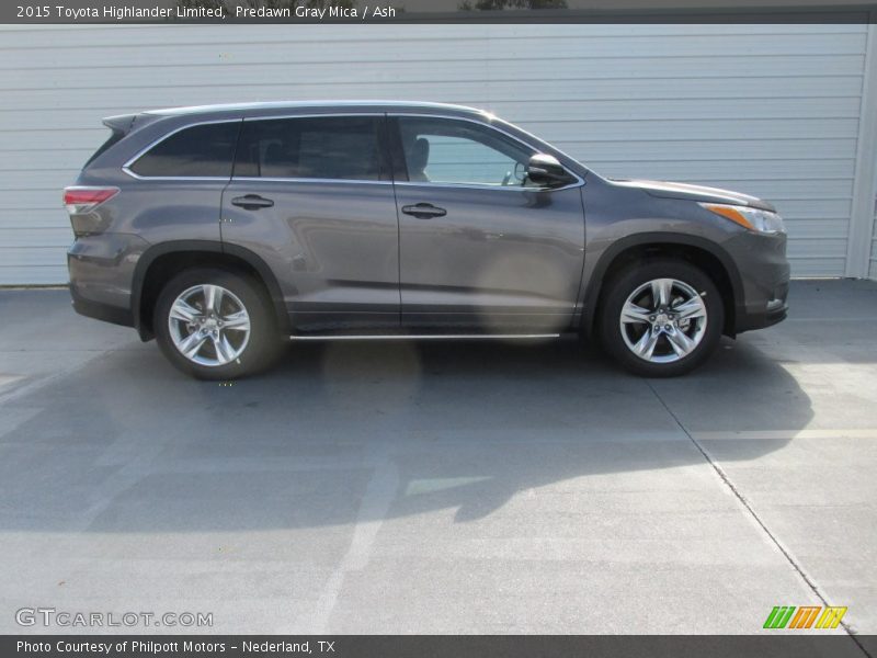 Predawn Gray Mica / Ash 2015 Toyota Highlander Limited