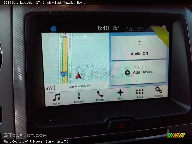 Shadow Black Metallic / Ebony 2016 Ford Expedition XLT