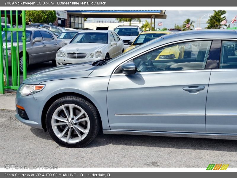 Eismeer Blue Metallic / Black 2009 Volkswagen CC Luxury